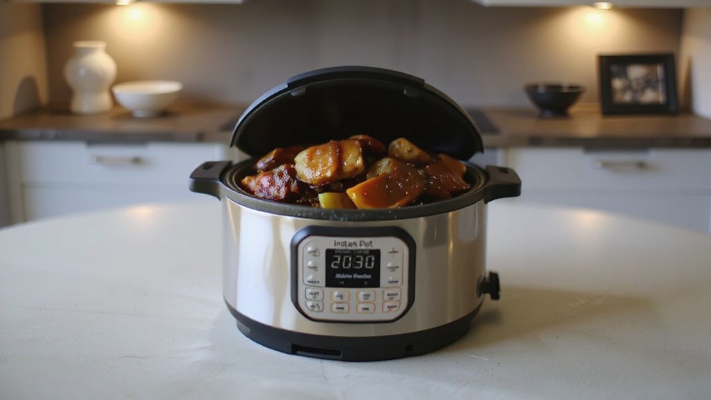 brown pressure cook on high