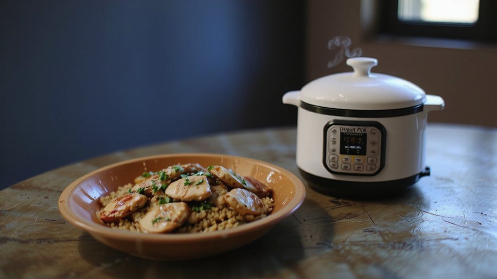 browned chicken buttered rice