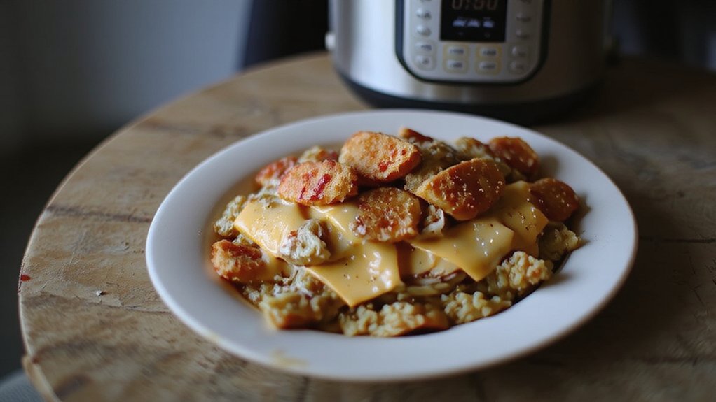 cheesy chicken rice casserole