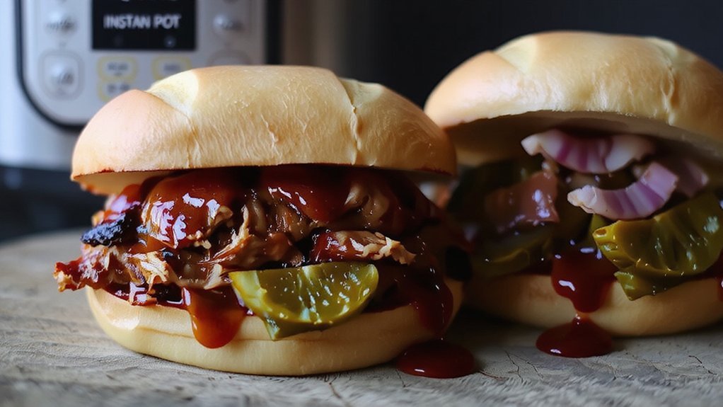 fork shredded juicy pork tossed