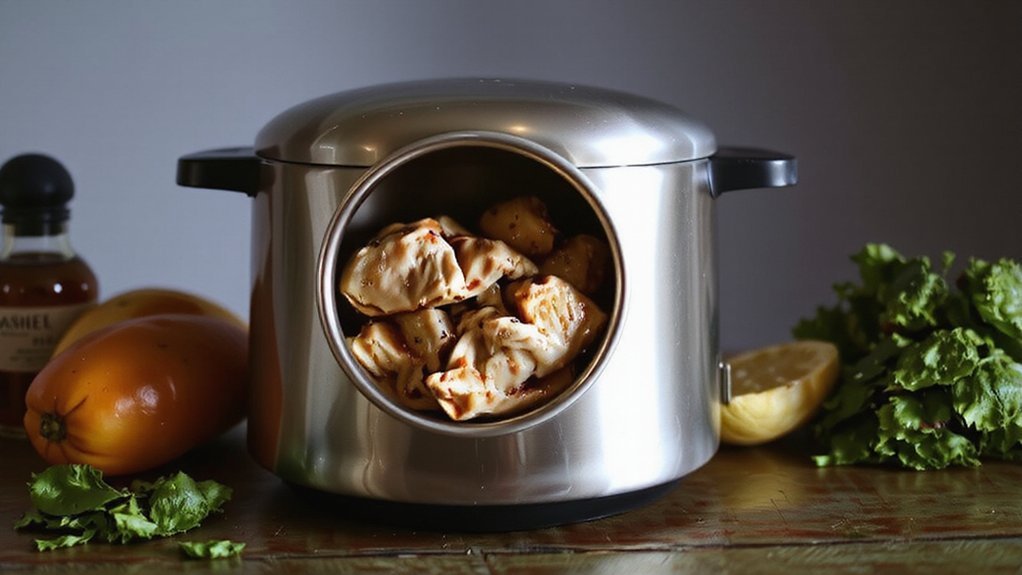 hands free frozen chicken cooking