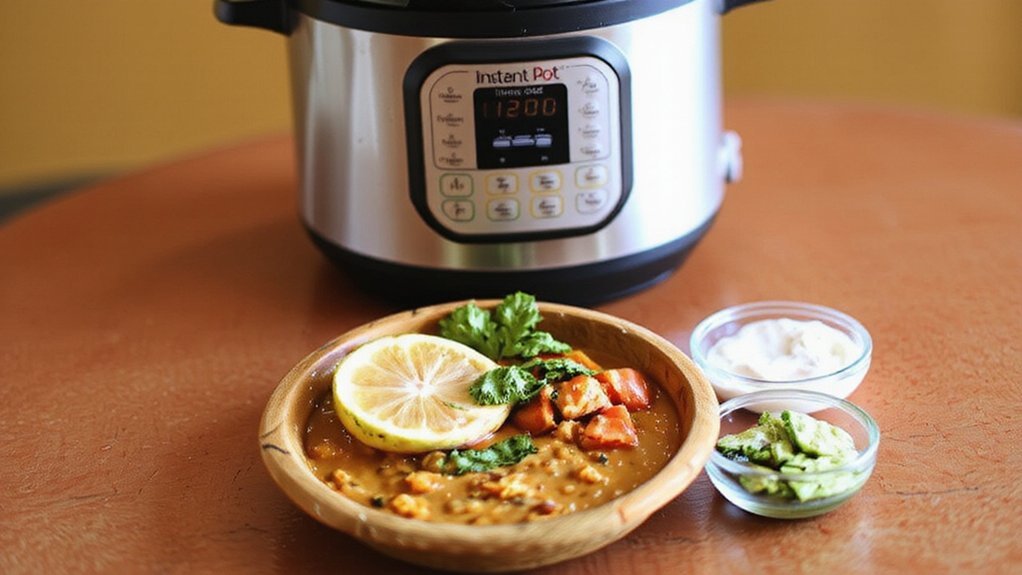 instant pot coconut lentils