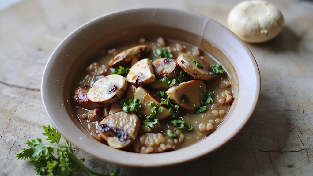 instant pot mushroom barley risotto