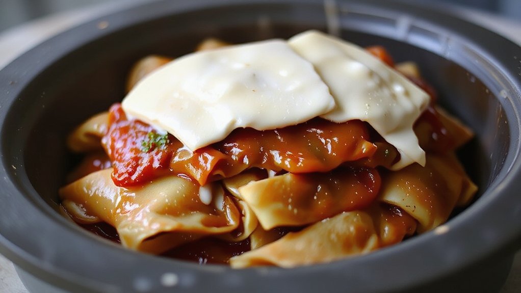 layered instant pot lasagna