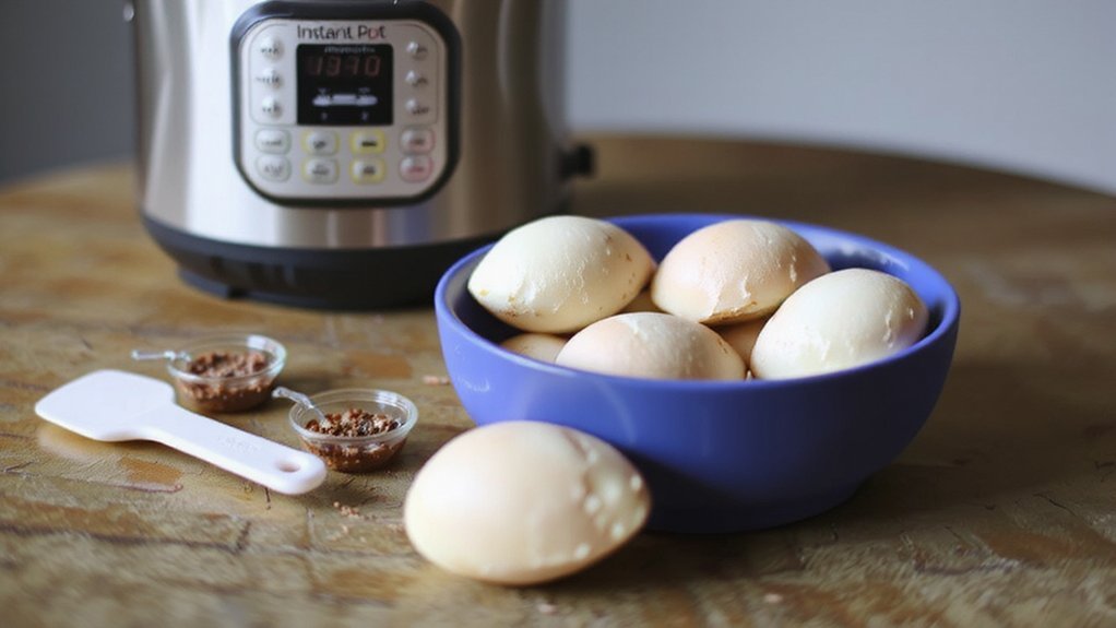 repeatable pressure steamed egg peeling
