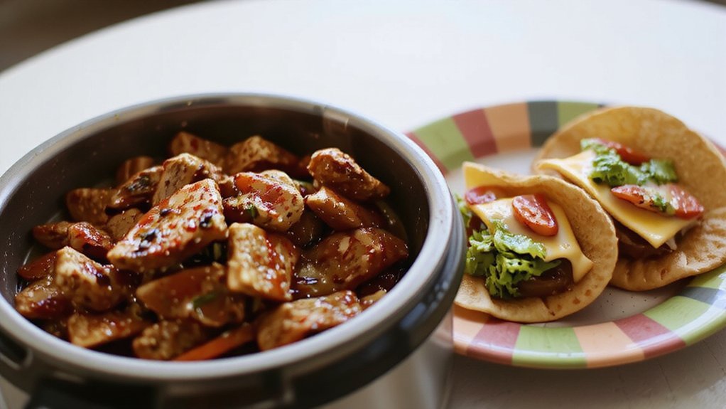 saucy instant pot tacos