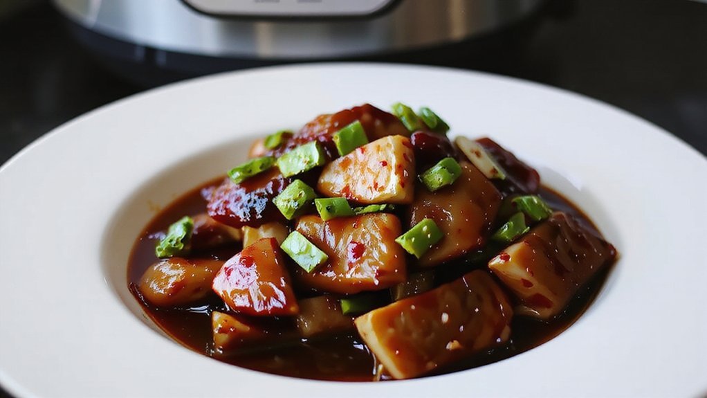 sticky instant pot braised pork