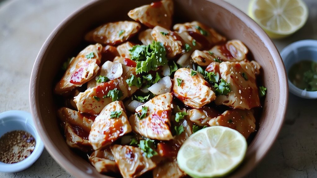 taco seasoned shredded chicken